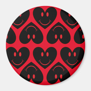 Het gelukkige Hart van het Gezicht Magneet