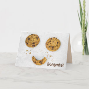 Het gelukkige koekje Wenskaart Kaart