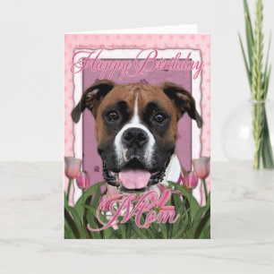 Het gelukkige Mamma van de Verjaardag - Bokser - Kaart