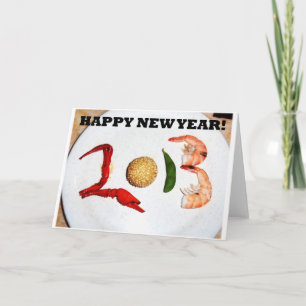 het gelukkige nieuwe jaar Aziatische Chinees van Feestdagen Kaart