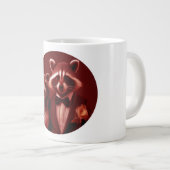 Het gelukkige paar Mr. & Mrs. Racoon Extra Grote Beker (Voorkant rechts)