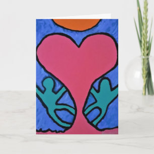 Het GELUKKIGE Wenskaart van de VALENTIJNSDAG "ONZE Feestdagen Kaart