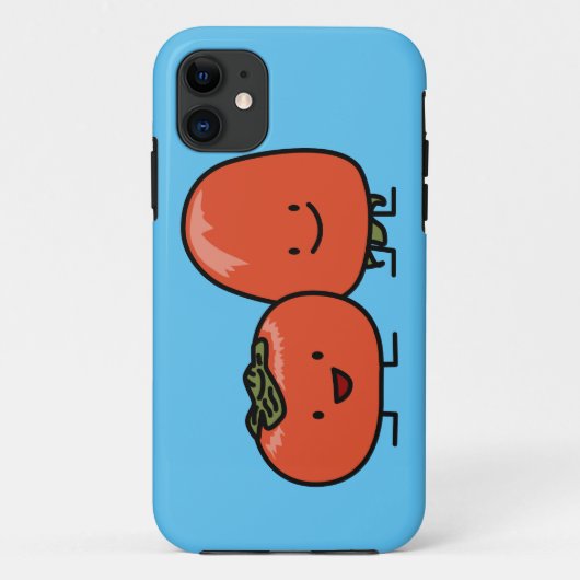 Het gelukkige Zoete Fruit van de Dadelpruimen van Case-Mate iPhone Case (Achterkant)