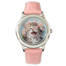 Het gelukkigste kitten horloge