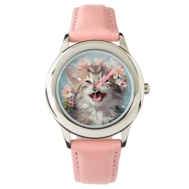 Het gelukkigste kitten horloge (Voorkant)