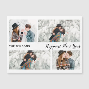 het gelukkigste nieuwe jaar chic modern multi foto