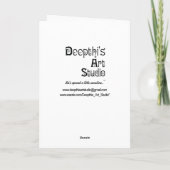 Het gelukwens-Golf van de pensionering Bal Kaart (Achterkant)