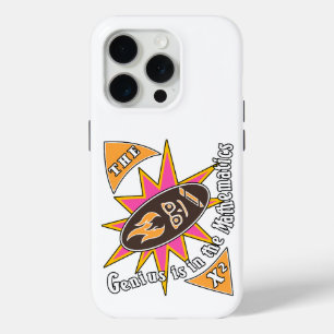 Het genie zit in de wiskunde iPhone 15 pro case