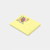 Het genie zit in de wiskunde post-it® notes (Schuin)