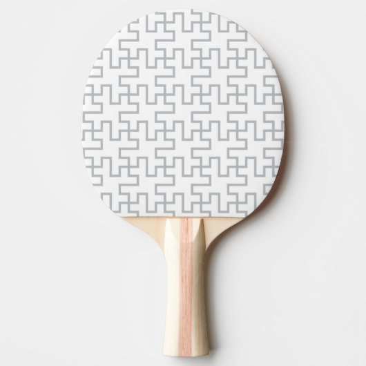 Het geometrische Abstracte Ontwerp van de Vloer Tafeltennisbatje (Voorkant)