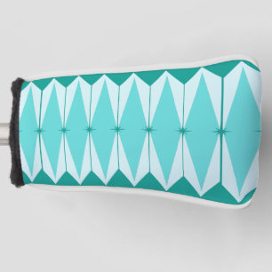 Het geometrische Diamanten & Hoesje van de Putter Golfheadcover