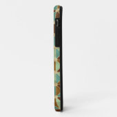Het geometrische patroon van de retroer Case-Mate iPhone case (Achterkant/links)