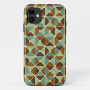 Het geometrische patroon van de retroer iPhone 11 hoesje