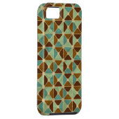 Het geometrische patroon van de retroer Case-Mate iPhone case (Back/Rechts)