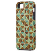 Het geometrische patroon van de retroer Case-Mate iPhone case (Achterkant Links)