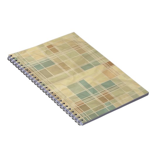 Het geometrische patroon van de retroer notitieboek (Rechterzijde)