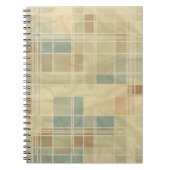 Het geometrische patroon van de retroer notitieboek (Voorkant)
