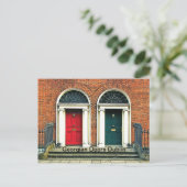 Het Georgische Briefkaart van Deuren (Staand voorkant)