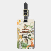 Het gepersonaliseerde Bagagelabel van de Naam met  (Voorkant verticaal)