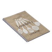 Het gepersonaliseerde Bolap Kijk Recipe Cookbook Notitieboek (Rechterzijde)