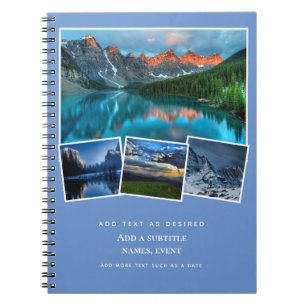 Het gepersonaliseerde Dagboek voegt Foto's en het  Notitieboek