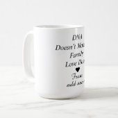 Het gepersonaliseerde de mok van het de ouderstap  (Voorkant links)