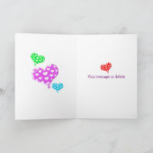 Het gepersonaliseerde Hart behoort tot Oma Bedankkaart (Binnen)