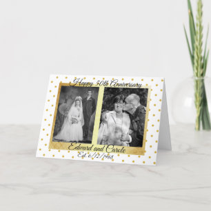 Het gepersonaliseerde Jubileum van de Foto's Kaart