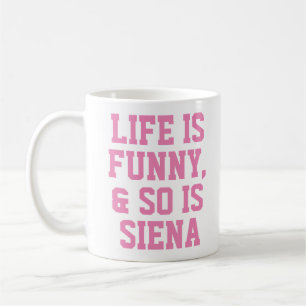 Het gepersonaliseerde Leven is Funny Humor Quote S Koffiemok