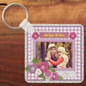 Het gepersonaliseerde Lijst van het Afbeelding met Sleutelhanger (Voorkant)