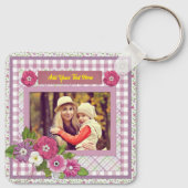 Het gepersonaliseerde Lijst van het Afbeelding met Sleutelhanger (Achterkant)