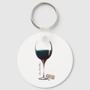 Het Gepersonaliseerde Logo van het Glas van de Sleutelhanger