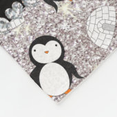 Het gepersonaliseerde naamzilver schittert fleece deken (Hoek)