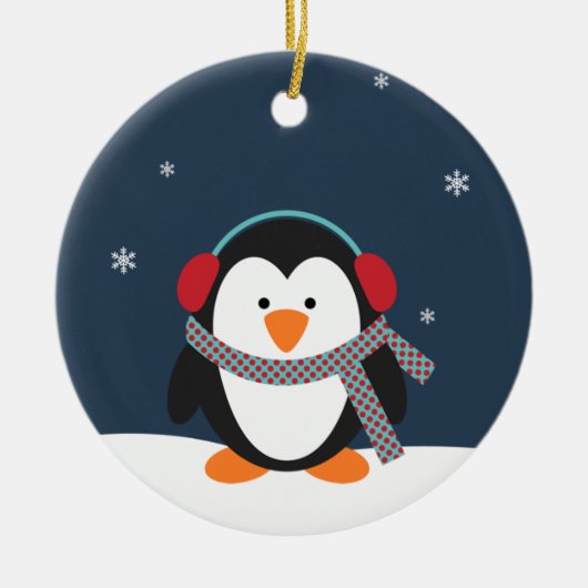 Het gepersonaliseerde Ornament van Kerstmis van de (Voorkant)