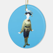 Het gepersonaliseerde Ornament van Polichinelle (Links)