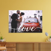 Het gepersonaliseerde Passen getrouwd Weddenschap  Canvas Afdruk (Insitu (Woonkamer))
