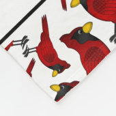 Het gepersonaliseerde patroon van naam witte fleece deken (Hoek)