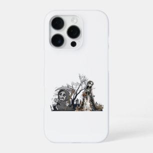 Het geraamte en de lijkbruid. iPhone 16 pro hoesje