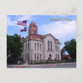 Het Gerechtsgebouw van de Provincie van Lampasas Briefkaart