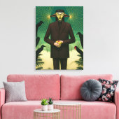 Het Geschenk Canvas Afdruk (Insitu (Woonkamer))