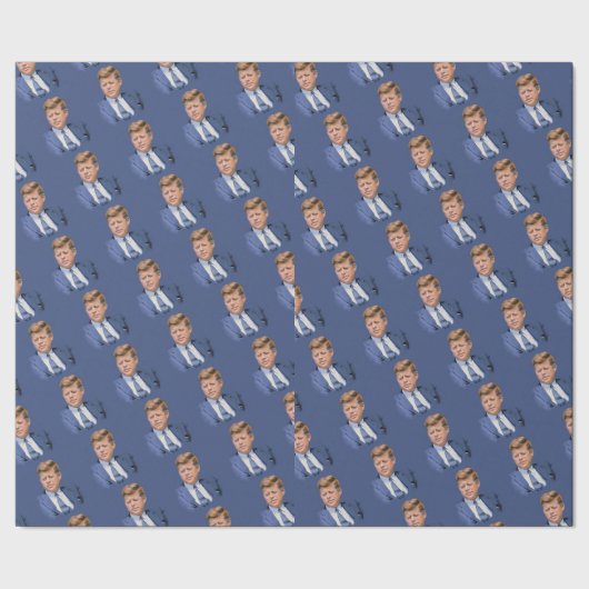Het geschenk van JFK Cadeaupapier (Zoom)