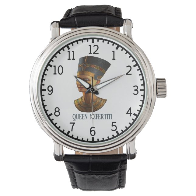 Het geschenk van koningin Nefertiti Ancient Horloge (Voorkant)
