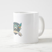 'Het geschenk voor beste vriend en gameliefhebber' Extra Grote Beker (Voorkant rechts)