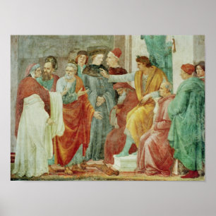 Het geschil met Simon Mago Poster