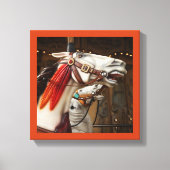 Het geschilderde paard 3 canvas afdruk (Voorkant)