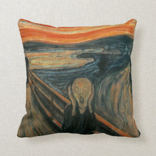 Het geschreeuw van Edvard Munch, symbolische schil Kussen