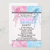 Het geslacht openbaart de Uitnodiging van de (Voorkant / Achterkant)