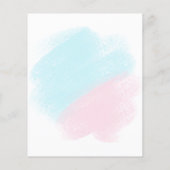 Het geslacht van de begroting openbaart de partij (Achterkant)