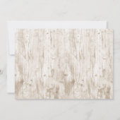 Het gesneden hart boom bruiloft Collectie Aankondiging (Achterkant)