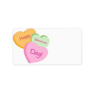Het gesprek hardt Valentijnsdag Etiket Labels